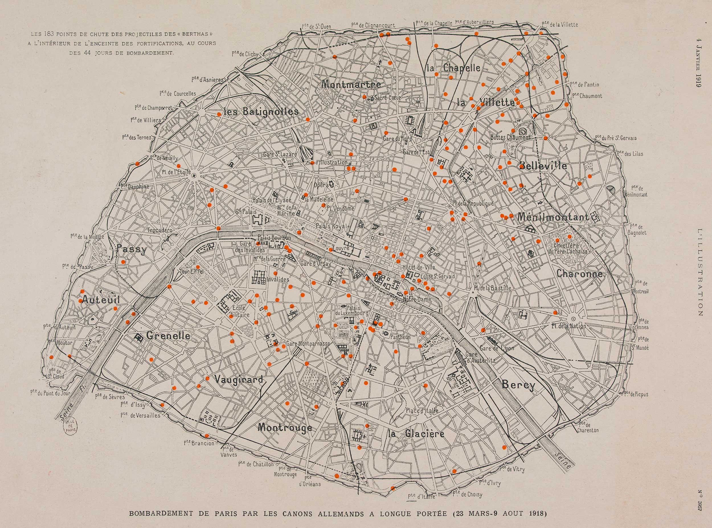 carte de Paris